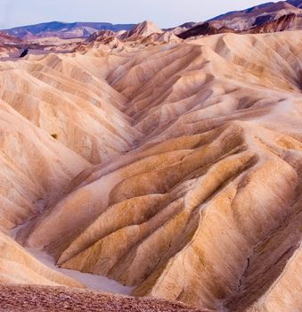 Zabriskie Point is a part of Amargosa Range located in Death Valley National Park in the United States noted for its erosional landscape.