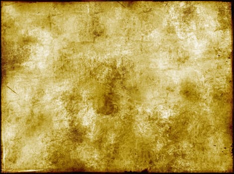 Grunge border and aged textured background