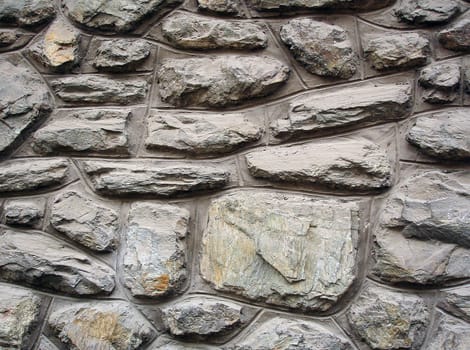 Stone wall close up