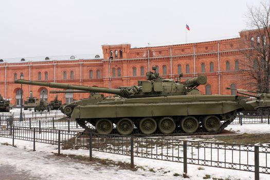 The Soviet and Russian military technics. Russia, St.-Petersburg, March 2008