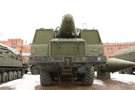 The Soviet and Russian military technics. Russia, St.-Petersburg, March 2008