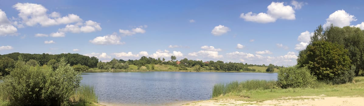 summer lake - panorama
