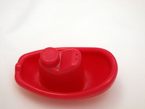 bath toys (red boat)