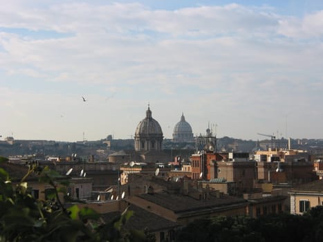 Monument in the ancient and beautiful italian capital