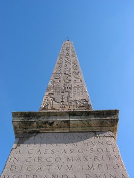 Monument in the ancient and beautiful italian capital