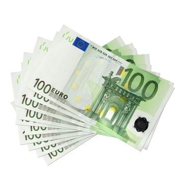 100 Euro banknotes