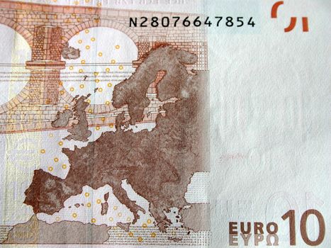 10 Euro close-up