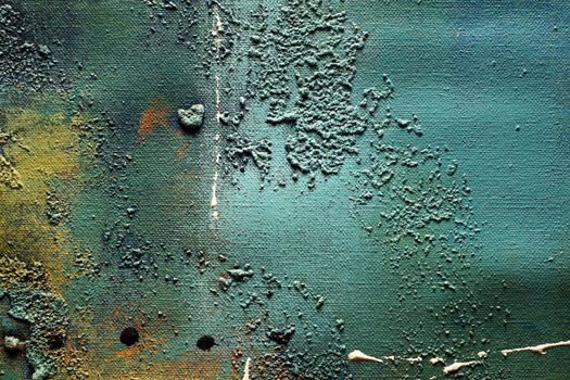 Abstract multi-coloured background drawn by oil paints