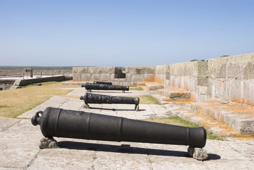 Detail of Forte Santa Teresa, Chuy, Uruguay.