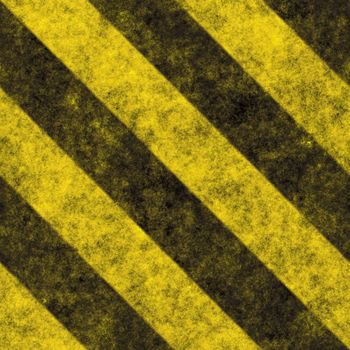 A diagonal hazard stripes texture.  These are weathered, worn and grunge-looking.  This tiles seamlessly as a pattern - fully tileable in any direction.