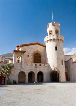 Scotty's Castle is a two-story Spanish Villa located in northern Death Valley National Park, California