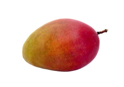 Fresh mango on white