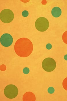 Vintage background with a polka dot pattern