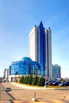 Headquarters of gas Russian concern Gazprom in Moscow