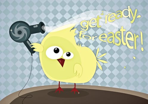 funny Easter illustration
