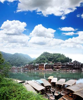 The scenery of Phoenix Town - the one the four most attractive small towns in China