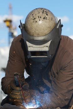 welder at work