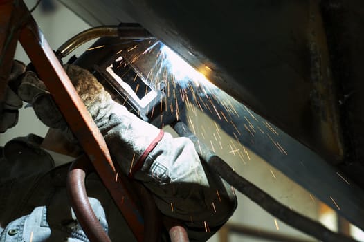 welder at work