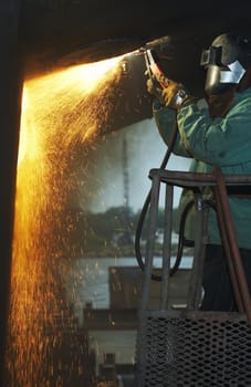 welder at work