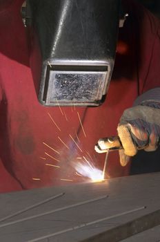 welder at work