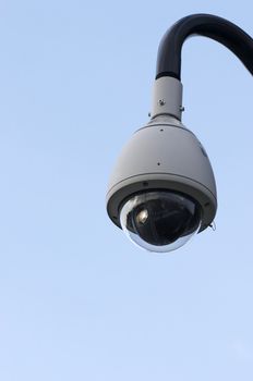 security camera in sky