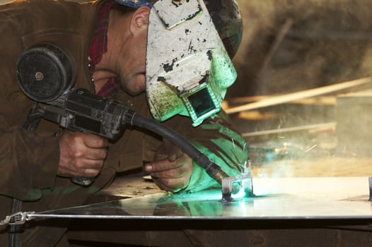 welder at work