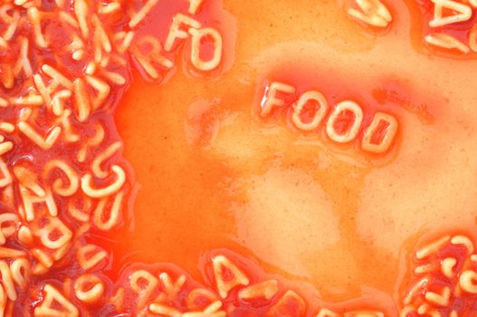food or nutrition concept with red tomato pasta