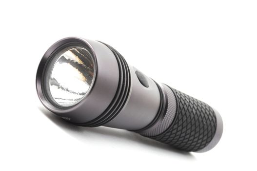 outdoor flashlight isolated on a white background