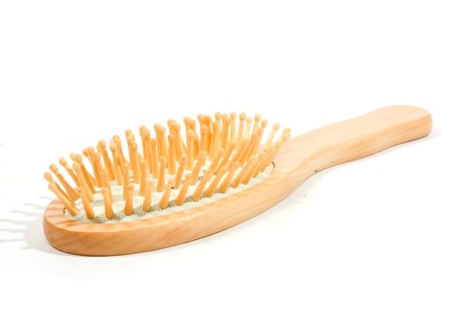 hairbrush isolated on a white background