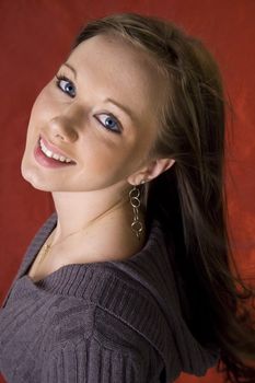 Headshot of pretty young girl