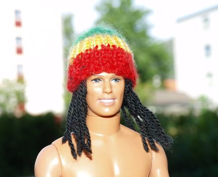 ken doll with rasta