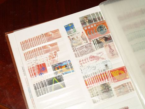 album with stamps