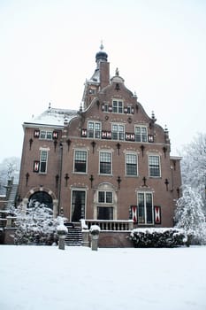 Duin and Kruidberg estate, Santpoort Holland, in the winter