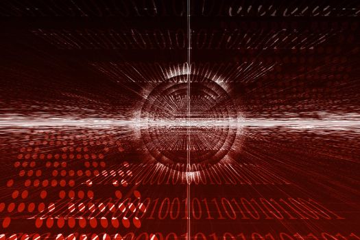 Cyber Business System Data Abstract Background Wallpaper