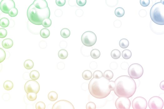 Soda Pop Fun Color Bubbles Abstract Illustration