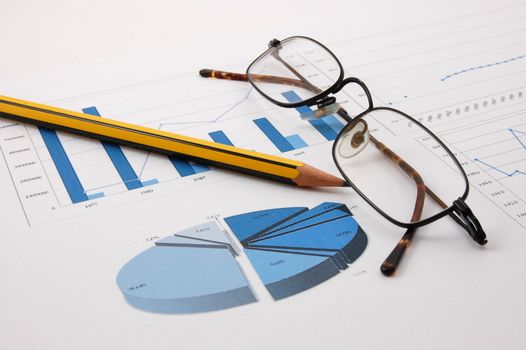 A graph which shows the economic growth