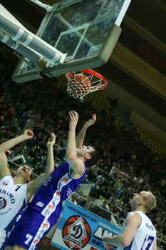 Basketball match Dinamo - Greyt. Moscow. Russia