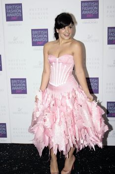 The British Fashion Awards, at the Lawrence Hall on November 27, 2007 in London, England.