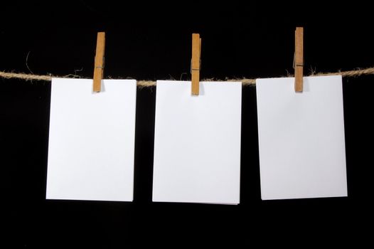 blank sheet of paper on a background