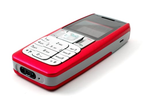 mobile phone isolated on a white background