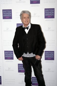 The British Fashion Awards, at the Lawrence Hall on November 27, 2007 in London, England.