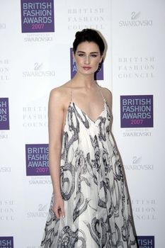 The British Fashion Awards, at the Lawrence Hall on November 27, 2007 in London, England.