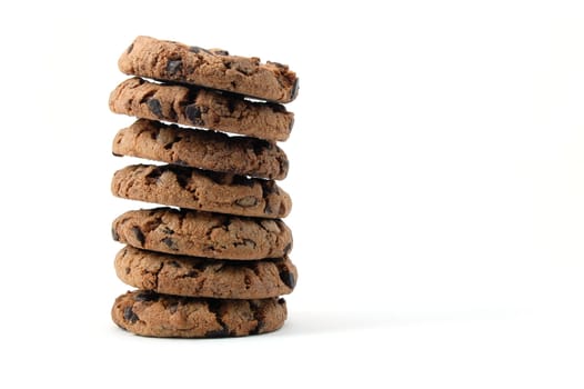 sweet cookies isolated on a white background