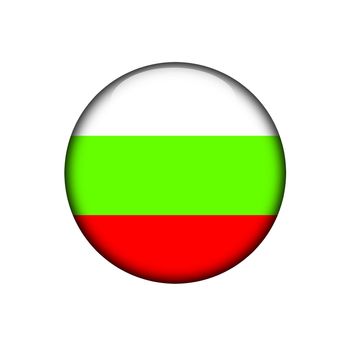 bulgaria button flag sign or badge for website