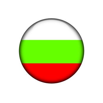 bulgaria button flag sign or badge for website