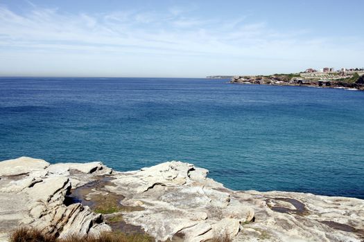 Rocks Atf The Pacific Ocean Coastline In Sydney Australia