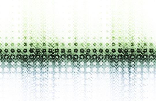 Futuristic Technology Data Flow as Art Abstract