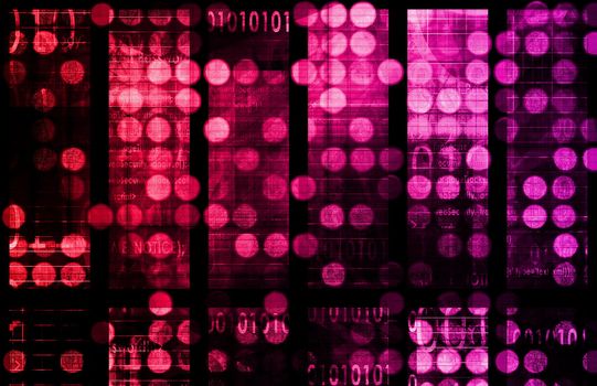 Business Abstract Technology as a Background Art