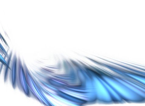 copyspace and fractal illustration can be used as a greeting card or wallpaper
