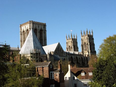 York is a famous  town in northen England,  with a beautiful gothic cathedral, roman, viking and norman monuments and ruins